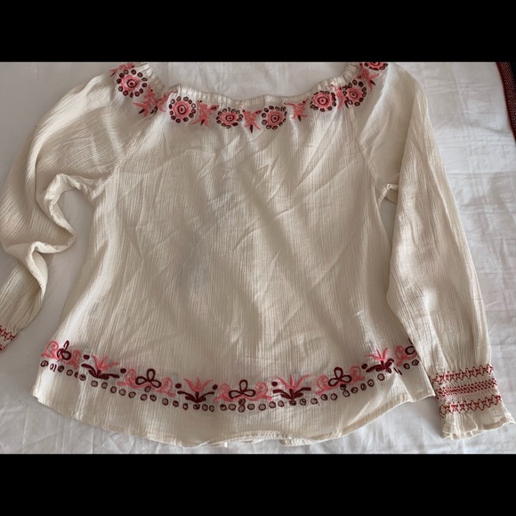 Love Shack Fancy Thea embroidered blouse 0 - Picture 8 of 8